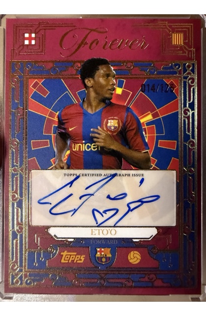 Samuel Eto’o autógrafo